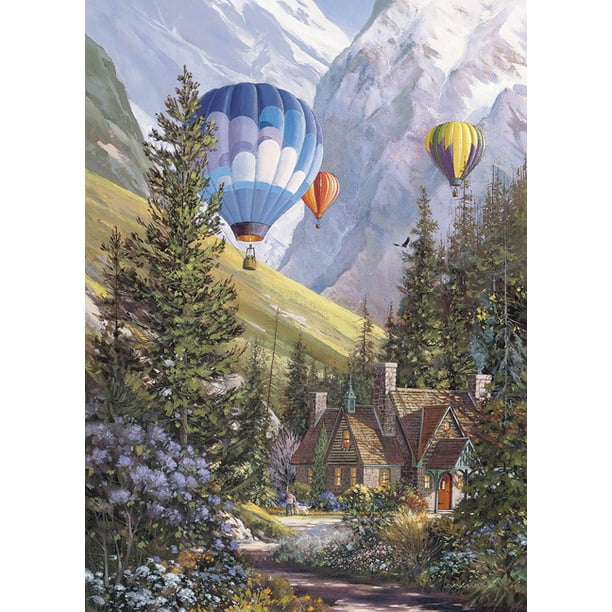 6000 Pieces Classic Jigsaw Puzzle Adult Puzzle Lovers-6000 6000 Pieces for Adults Hot Air Balloon Puzzle Teens Jigsaw Puzzles Fun Large Puzzle Game 